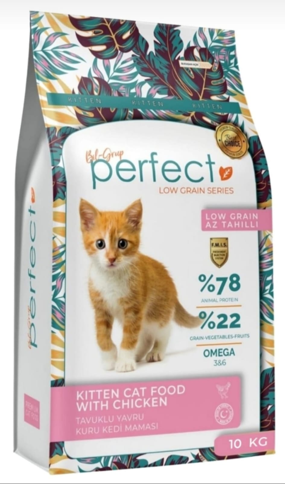 Perfect Az Tahıllı Süper Premium Yavru Kedi Maması 10 Kg